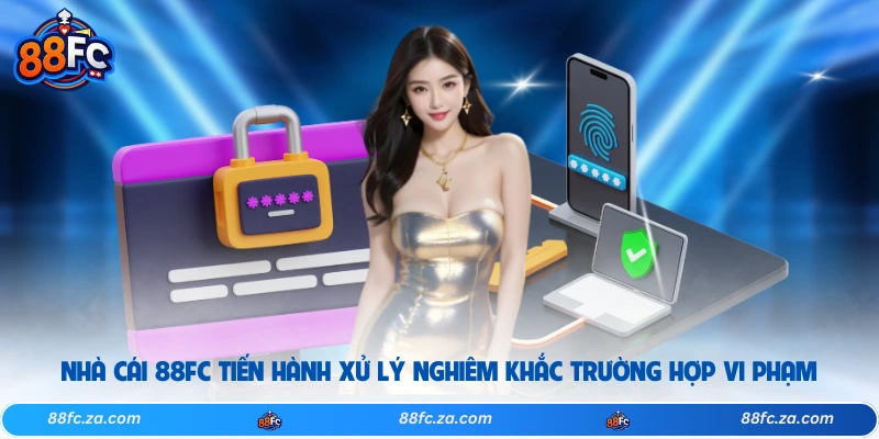 Nhà cái 88FC tiến hành xử lý nghiêm khắc trường hợp vi phạm 